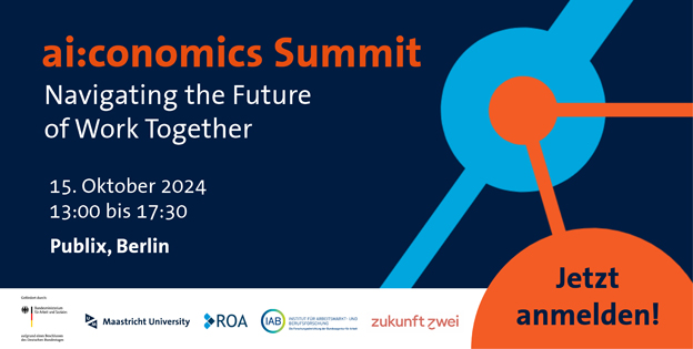 führt zur Anmeldung für das ai:conomics Summit